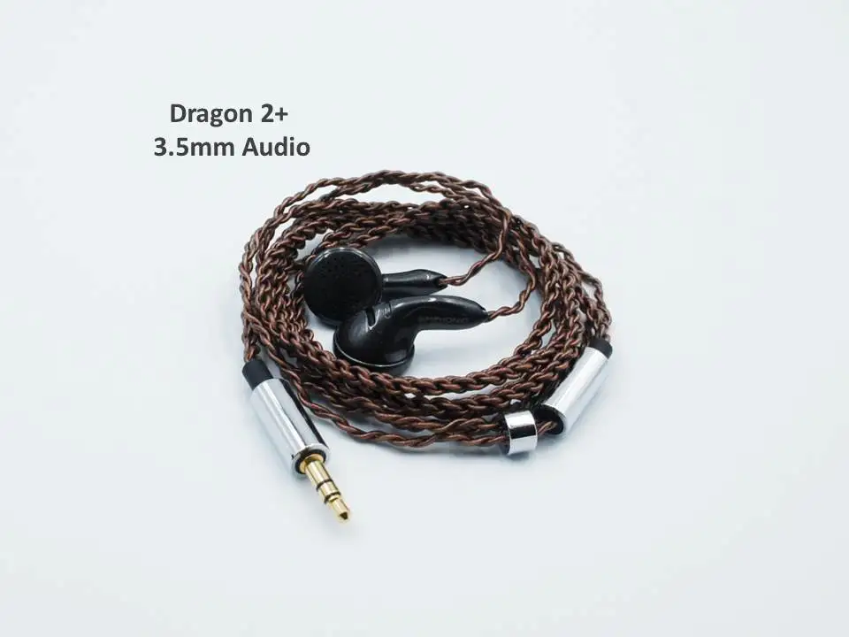 Simphonio Dragon 2 + SWD2plus Динамический драйвер аудиофил HiFi наушники вкладыши