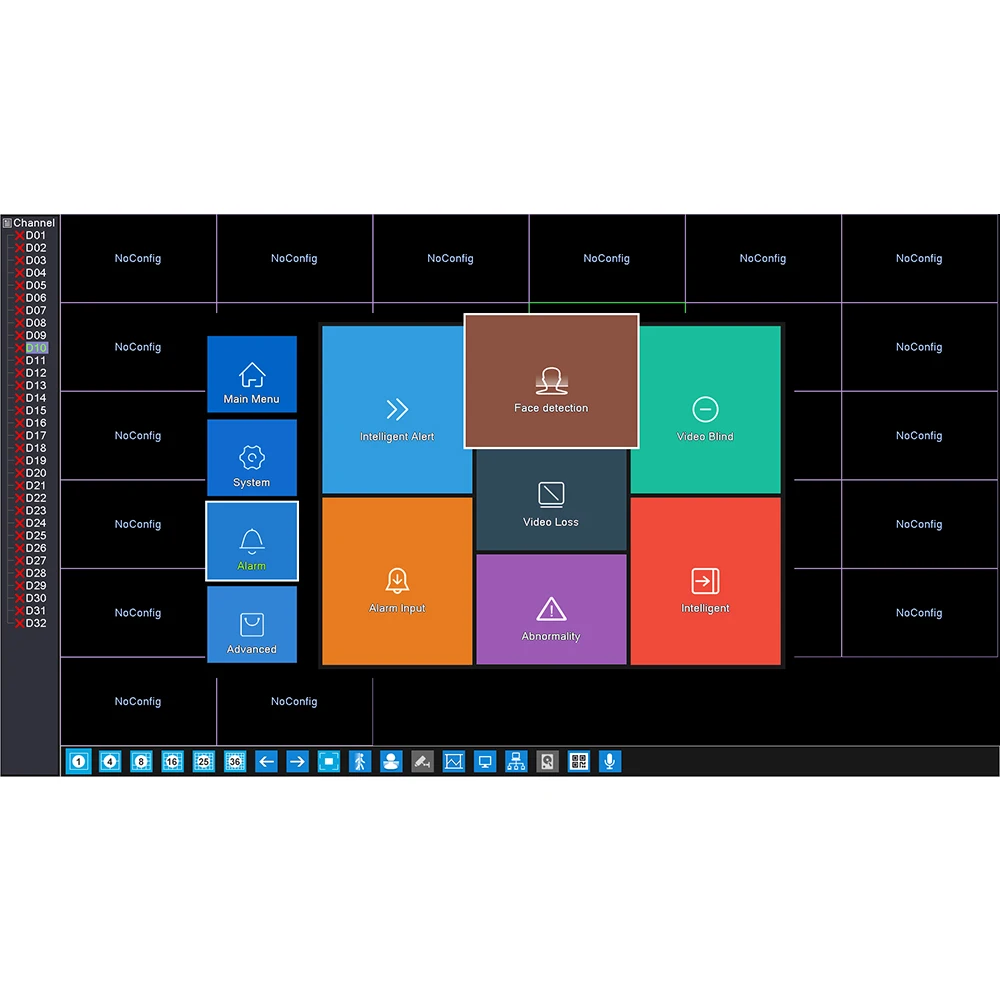 32CH* 5MP H.265/H.264 Интеллектуальный Analys NVR DVR сетевой цифровой Vidoe запись с SATA линии IP камера ONVIF CMS XMEYE CCTV лицо