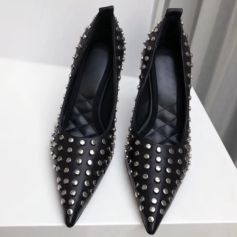 

Topwomen 2019Luxury Women Shoes with Heels Designers High Quality Luxury Pointed Toe Pumps35-39