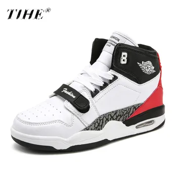 

Jordan Basketball Shoes Men High-top Air Cushion Sneakers Outdoor Athletic Male Shoes Comfort Breathable Sports Basket Sneaker