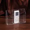 Case Acrylic Remote Control Holder Office Air Conditioner Makeup Brush Home Space Saving Transparent Wall Mounted Storage Box 4 3