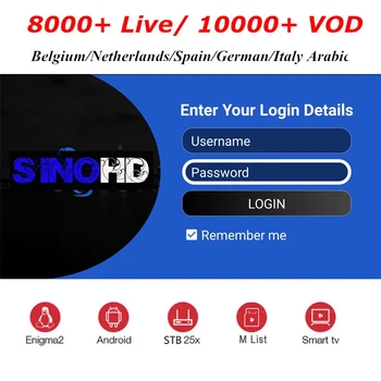 

Ultra 4K Arabic IPTV European android Box Live TV 8000+ VOD Italian Poland Turkish UK For Smart TV IP TV