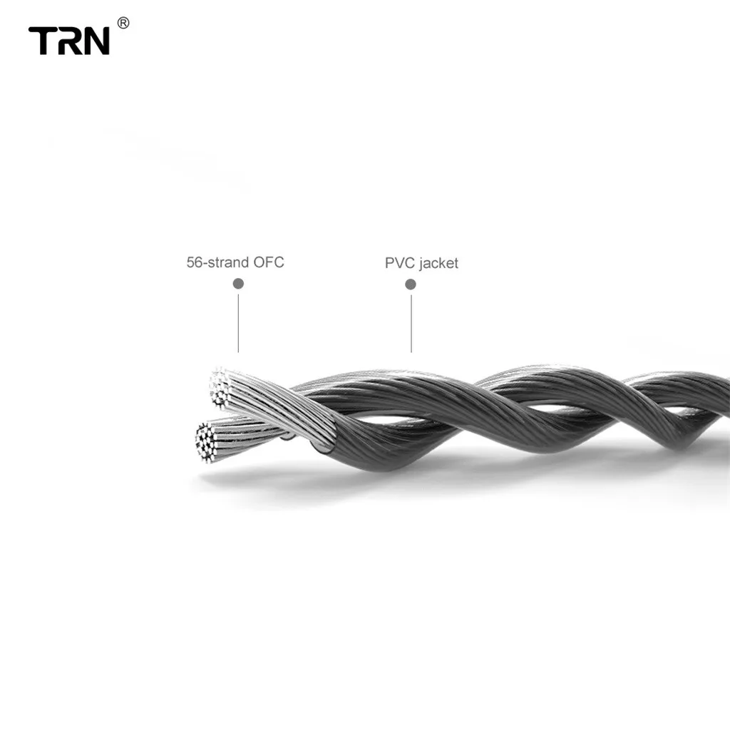 3,5 мм аудио разъем в ухо TRN IM1 EarHIFI восьмиблочное кольцо железные наушники телефон сабвуфер проводной с микрофоном Android/Windows/iOS
