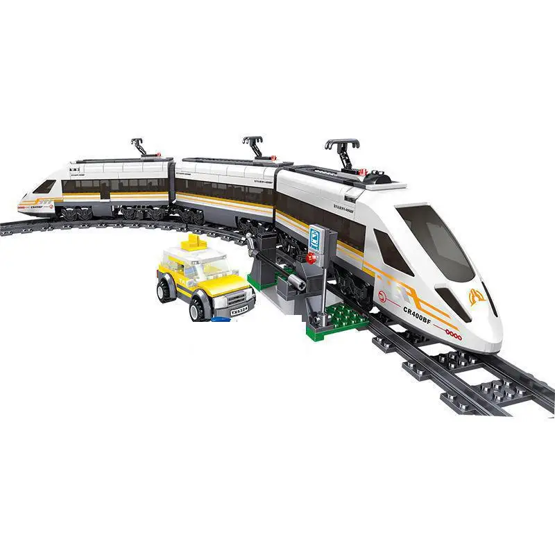 

QL0307 641pcs technic high-speed passenger train electric power function building blocks 60051 Toy