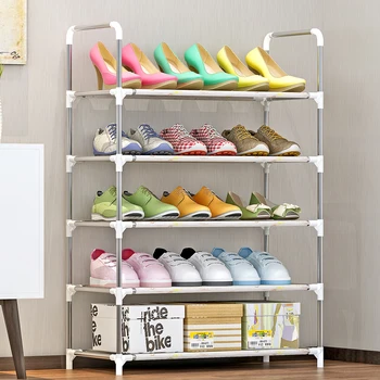 

New Multifunctional 4/5/6-Tier Shelf for Shoe Book Home Storage Organizer Shoe Racks Shelf Cabinet Large Stackable Shelves Holds