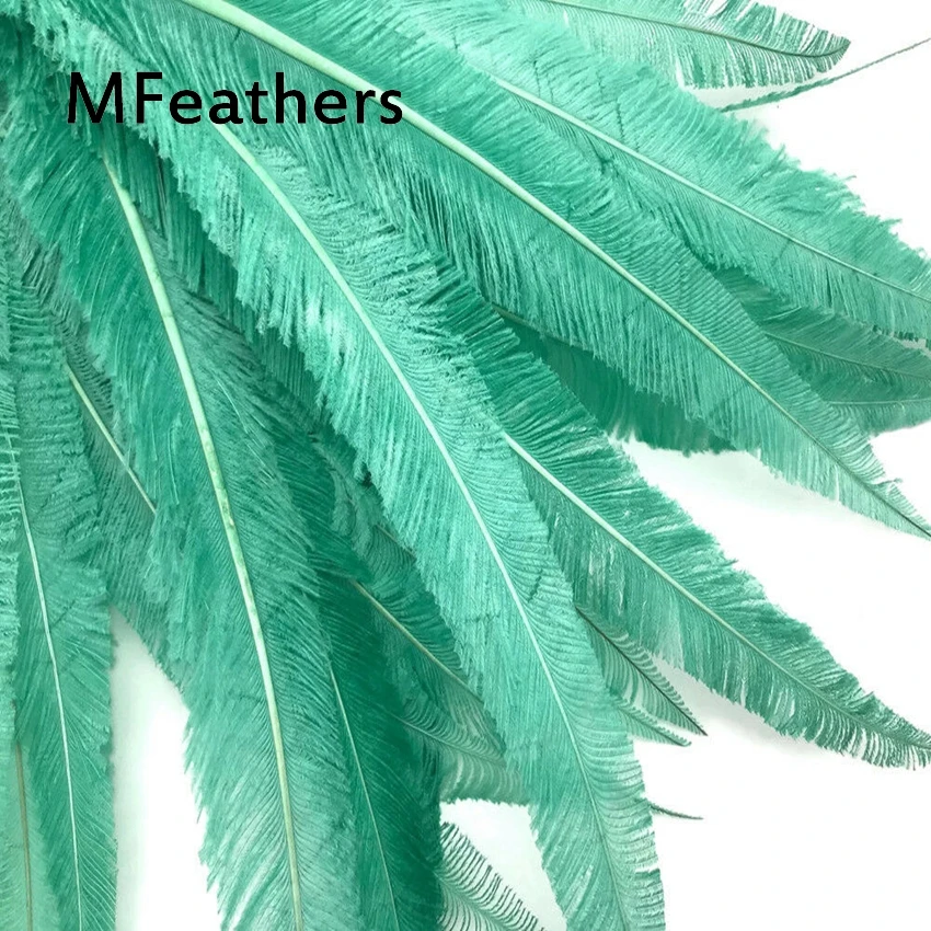 MFeathers 50 шт./лот 50-55 см(20-22 дюйма) Черный Страус Nandu Trimed перья для шляп/ремесел Свадебные украшения карнавал плюсы