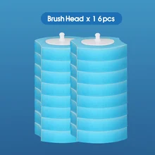  IZEFS Wall-mounted Disposable Toilet Brush Long Handle Cleaning Brush Home Bathroom Accessories No Dead Ends WC Cleaning Tools 