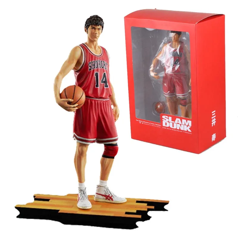 Hot 5pcs/set Slam Dunk Action Figure Toys Hanamichi Sakuragi Rukawa Kaede Akagi Takenori Miyagi Ryota Anime Figure Model Toys