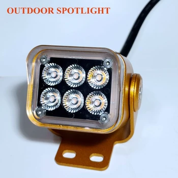 

Outdoor spotlight Waterproof IP65 for Garden Farm Plant Pathway Doorway 6W CREE Osram Led full aluminum high lumin