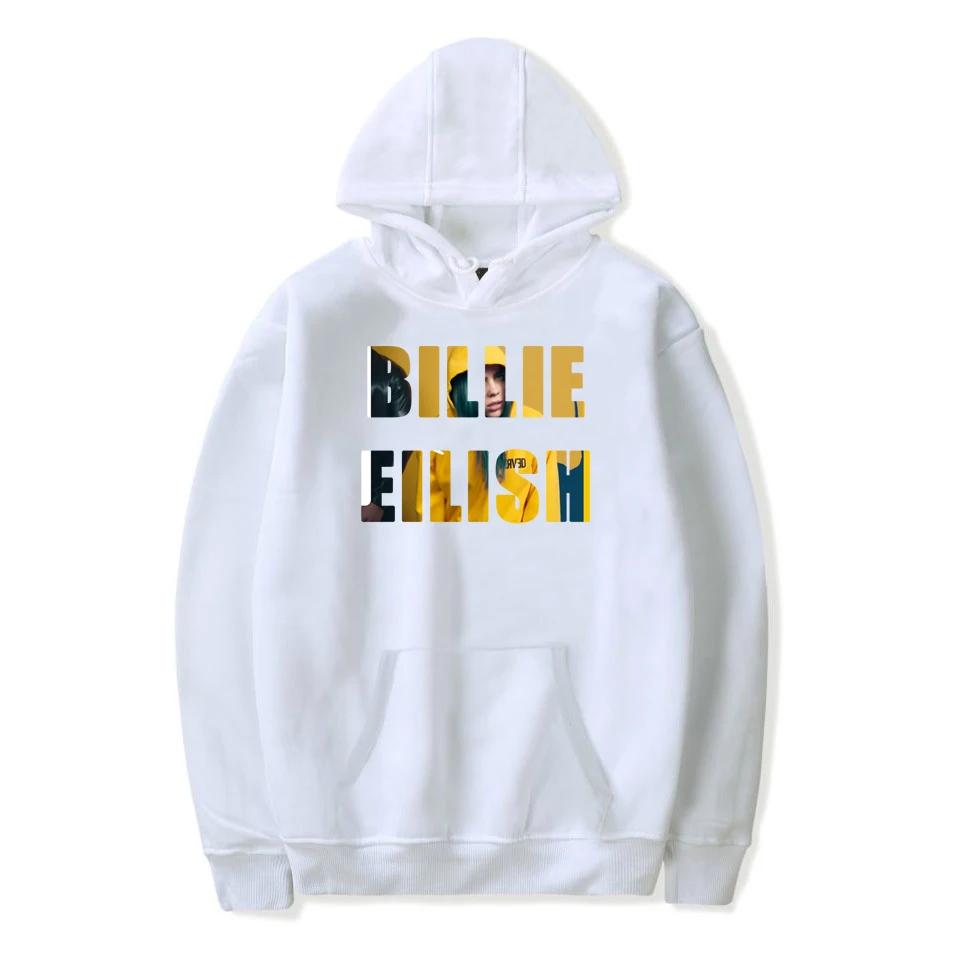 Уличная одежда Billie Eilish, худи для мужчин/женщин, черная толстовка с капюшоном для пары Billie Eilish, толстовка, простая, сохраняющая тепло, Женская/мужская толстовка с капюшоном, одежда