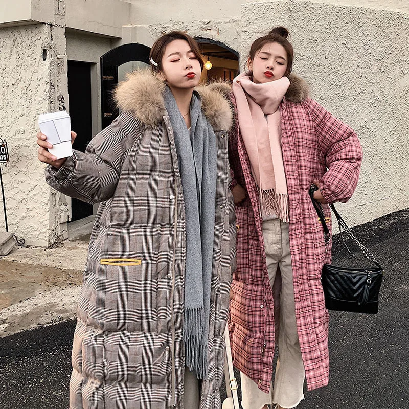 Длинная одежда размера плюс парка Manteau Femme Hiver Puffer зимняя куртка Harajuku Женские топы
