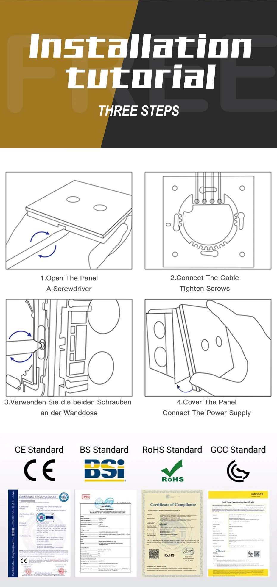equipamentos e utensílios elétricos