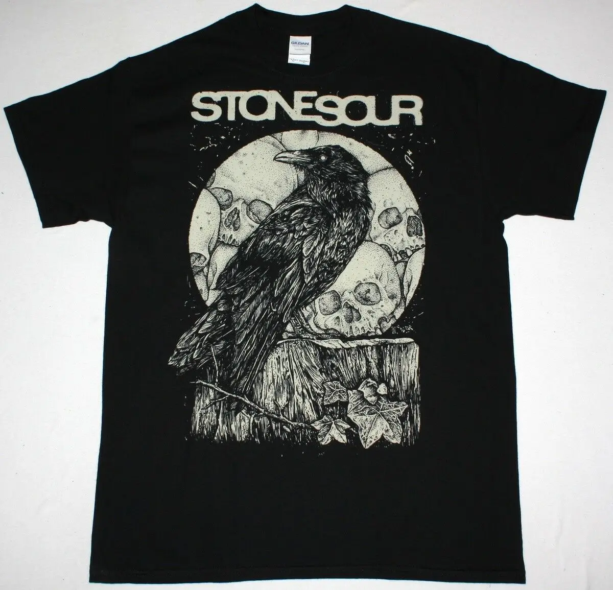 Stone Sour CROW черная футболка Альтернативная металлическая SLIPKNOT KORN SEETHER | Мужская