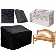 Пыленепроницаемый Чехол на сиденье с затягивающимся шнуром, защищающий от атмосферных воздействий, для внутреннего и наружного Патио, садовая мебель, защитное кресло для скамейки