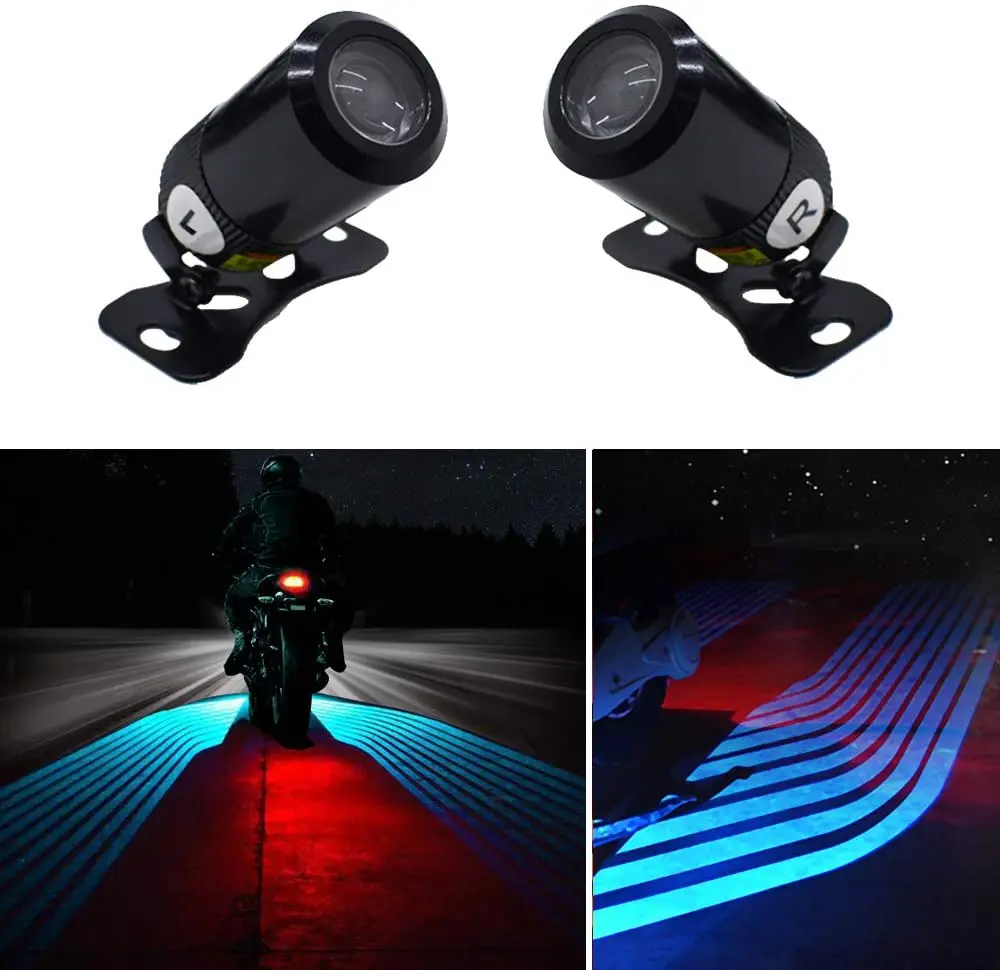 

Motorcycle Angel Wings Projection Light Kit, Underbody Waterproof Ghost Shadow lights for Motorcycles