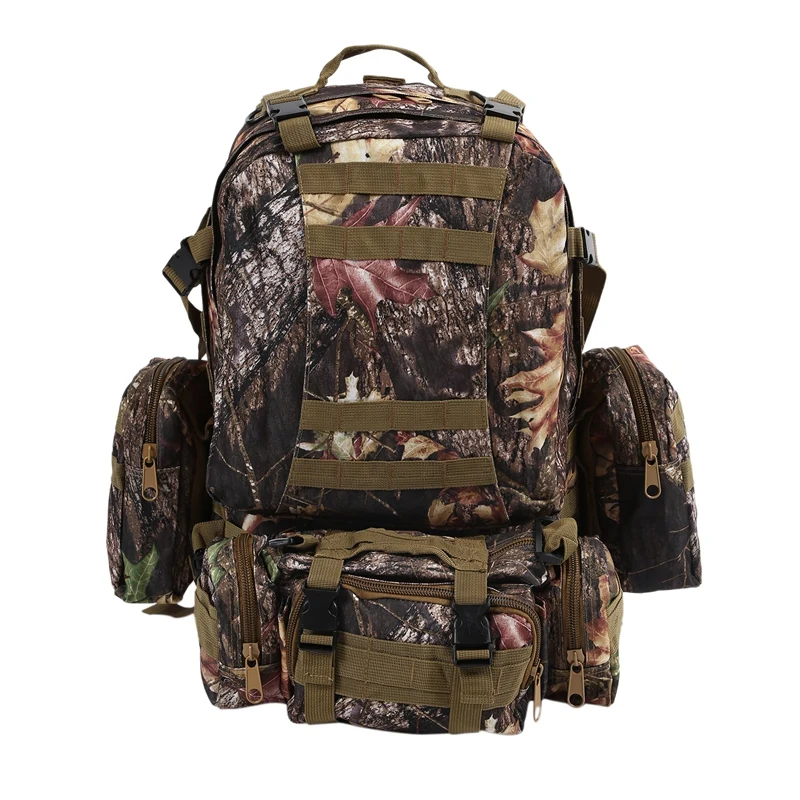 

ABUO-4 in 1 Outdoor Molle Backpack Multifunction Camping Backpack Bag for Camping Hiking Travel Climbing Hunting