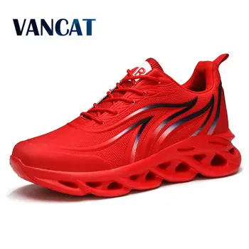

2020 New Fashion Men Sneakers Mesh Casual Shoes Lac-up Men Shoes Lightweight Vulcanize Shoes Walking Sneakers Zapatillas Hombre