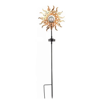 

LED Solar Lights Hollow Out LED Garden Stake Light Waterproof Solar Powered Outdoor Landscape Lights for Pathway Backyard Lamp