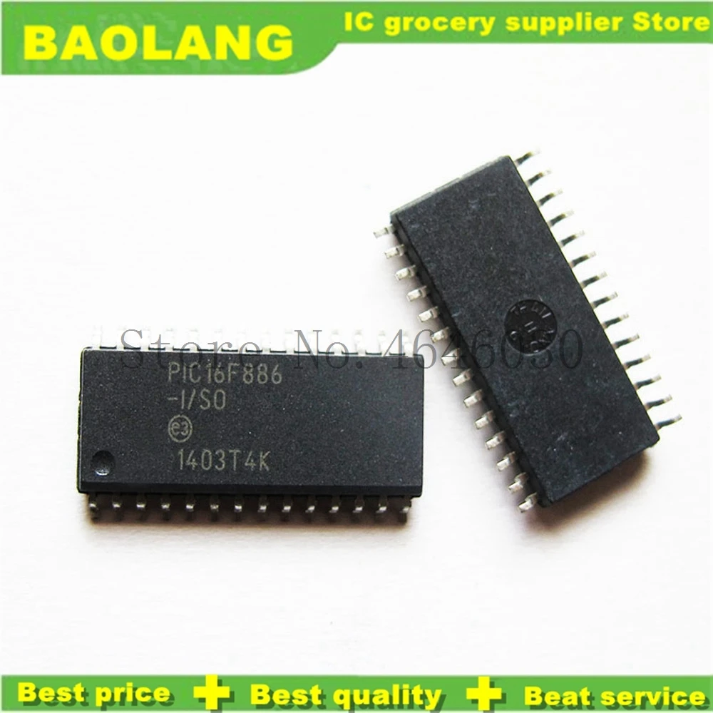 

1pcs/lot PIC16F886 PIC16F886-I/So SOP28 In Stock