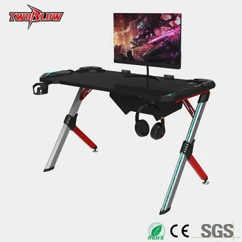 

Senior E-sports computer table notebook desktop computer special table RGB light cool game table home desk Internet bar table