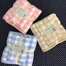 [Hou cheng] хлопчатобумажной ткани Свежий плед Большое банное Полотенца подарок сделанный на заказ вышитые супермаркет в японском стиле Бытовой Уход за кожей лица W