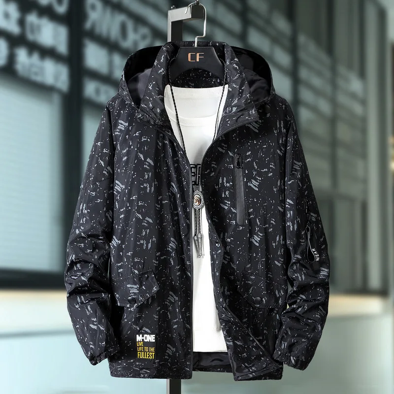 Плюс Размеры 4XL 5XL 6XL 7XL 8XL 9XL 10XL Для мужчин Куртки 1-00