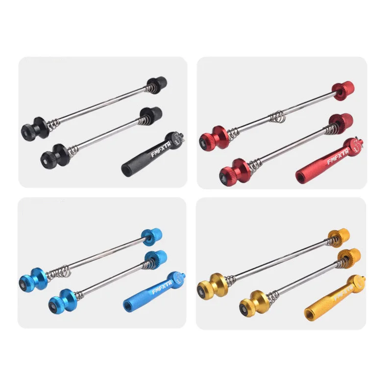 

Mountain Bike Hubs Quick Release Pole Anti-theft Shaft Rod Aluminum Alloy Screw Rod Wheel Lock Safety Bicycle Repair Tools