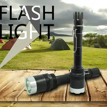 

Super Bright XML T6 LED Flashlight Portable 5 Modes Waterproof Flashlight Lantern 1000 Lumens Rechargeable Camping Torch Lamp