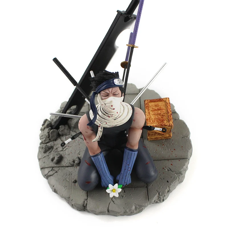7," 19 см аниме Наруто Momochi Zabuza ПВХ фигурка Коллекционная модель игрушки Рождественский подарок для детей