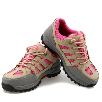 

2019 new women's breathable wear-resistant anti-mite wear protective shoes women's steel support shoes women's safety shoes boot