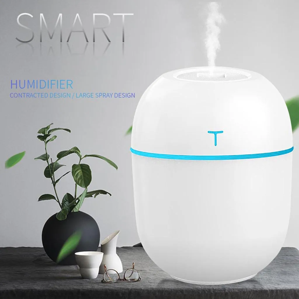 1Pcs 200ml LED Air Diffuser Purifier Lonizer Atomizer Humidifier for Home Creative For Car Office Bedroom 3.17 | Дом и сад