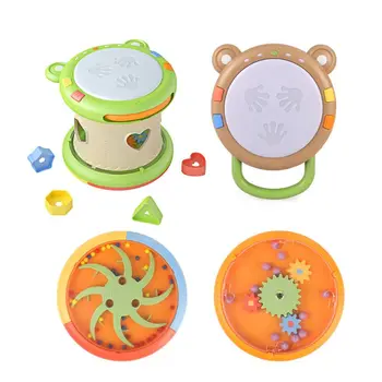 

Babies Light up Drum Toys Gift Baby Musical Electronic Toy with Lights & Sounds