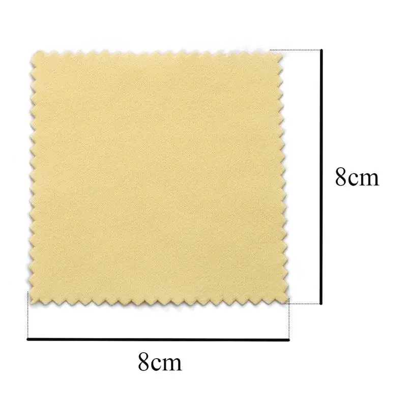 60mm 80mm 100mm Jewelry Polishing Cloth Double-Sided Cleaning Cloth for  Gold Silver Jewelry Tools 10-30Pcs - AliExpress