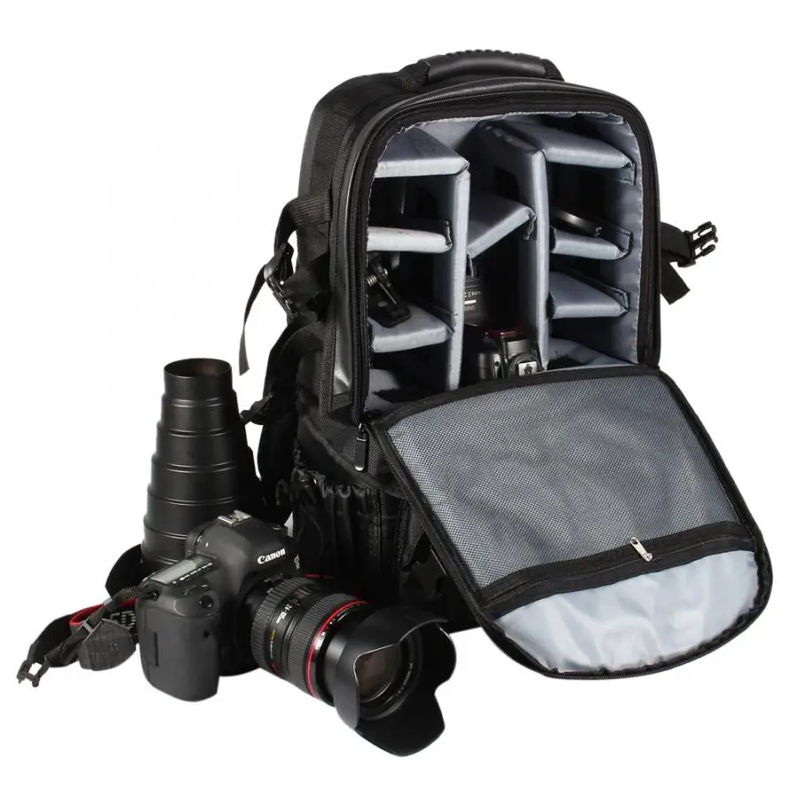 Водонепроницаемый большой рюкзак сумка для объектива камеры DSLR для DSLR камеры