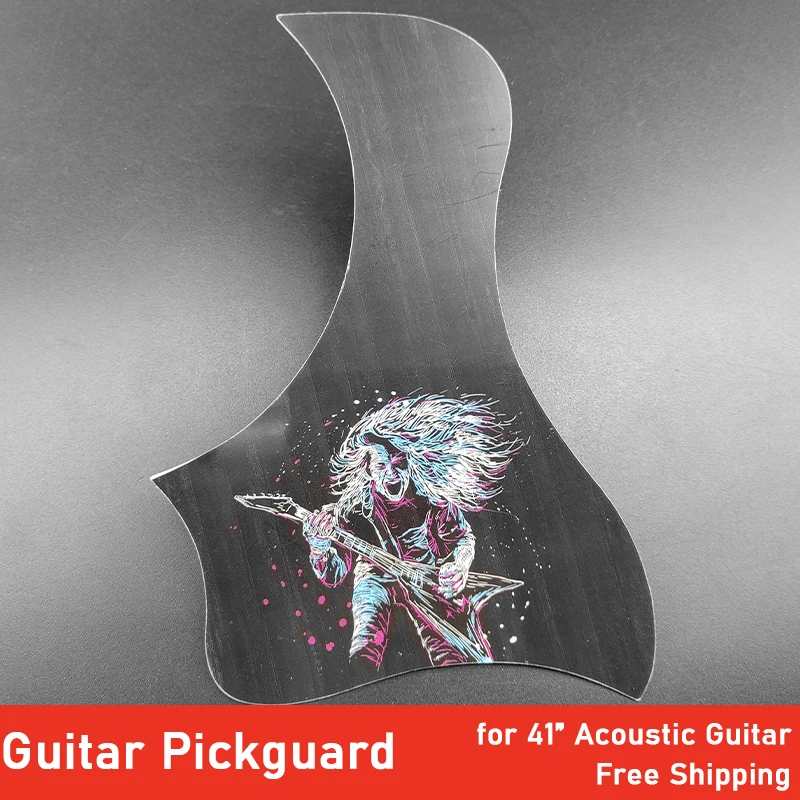 DIY Acoustic Guitar Pickguard Pick Guard Self adhesive Soundhole