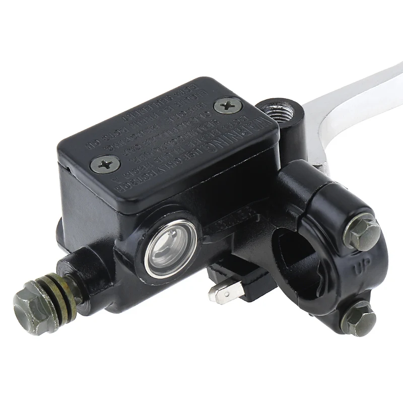 22MM M8/M10 Motorcycle Upper Front Brake Clutch Master Cylinder CNC Clutch Pump Reservoir Pump Lever Left Right for Honda Suzuk