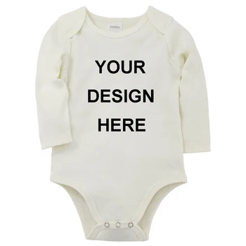 

0-24M Roupas Bebe De Customed Newborn Baby Bodysuit Personalized Toddler Jumpsuit Onesie Custom Letters Photos Printed One Piece