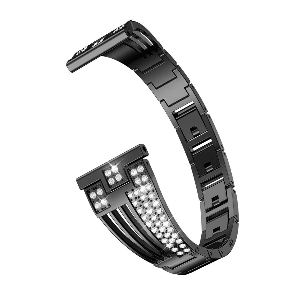 

NEW Bracelet Silicone Rubber Diamond Bracelet Replacement Girls Band Strap For Samsung Galaxy Watch 46mmRugged Protective #40