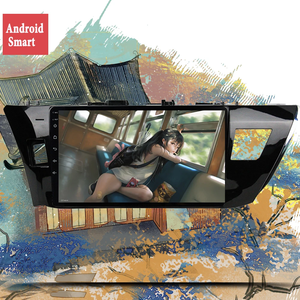 

Автомагнитола 2DIN, 8 + 256 ГГц, Android 13,0, радио, аудио, GPS, мультимедийный плеер для 2013, 2014, 2015, Toyota Corolla, Carplay, задняя камера