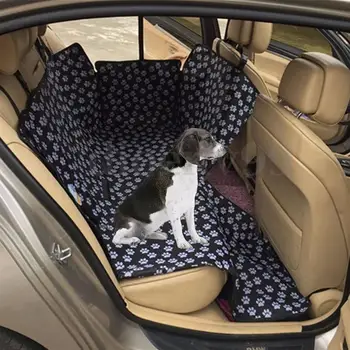 

Waterproof Scratch Dog Seat Cover Proof Nonslip Pet Seat Cover Car Paw Printing Large Seat Cover For Dogs Cats