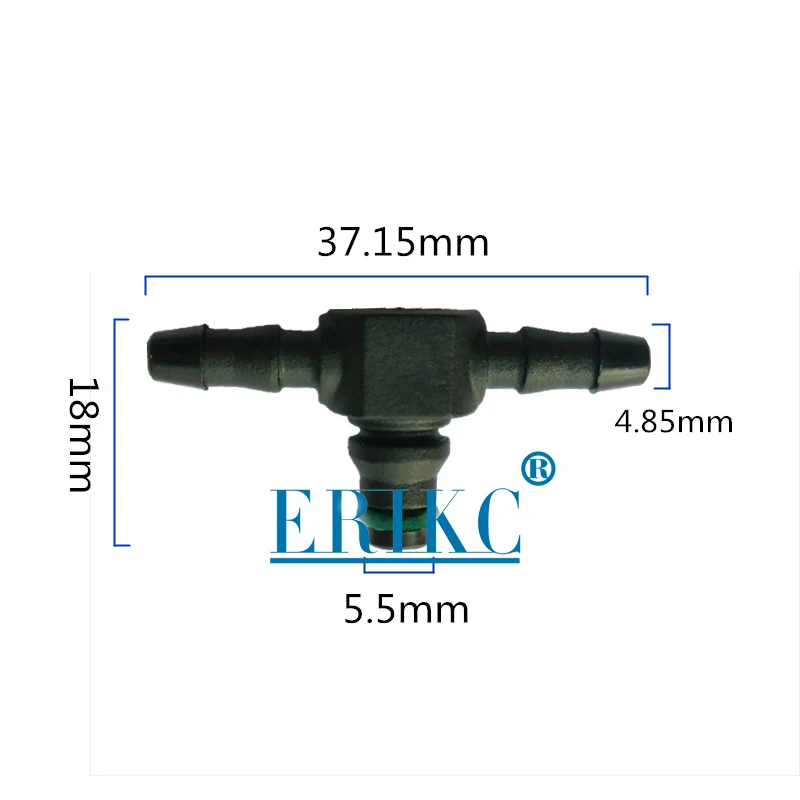 ERIKC 10 шт. T и L тип обратного масла обратного потока для Denso дизель CR части топливный инжектор пластик 3 Двухстороннее соединение трубы разъем - Цвет: for Bosch T Type