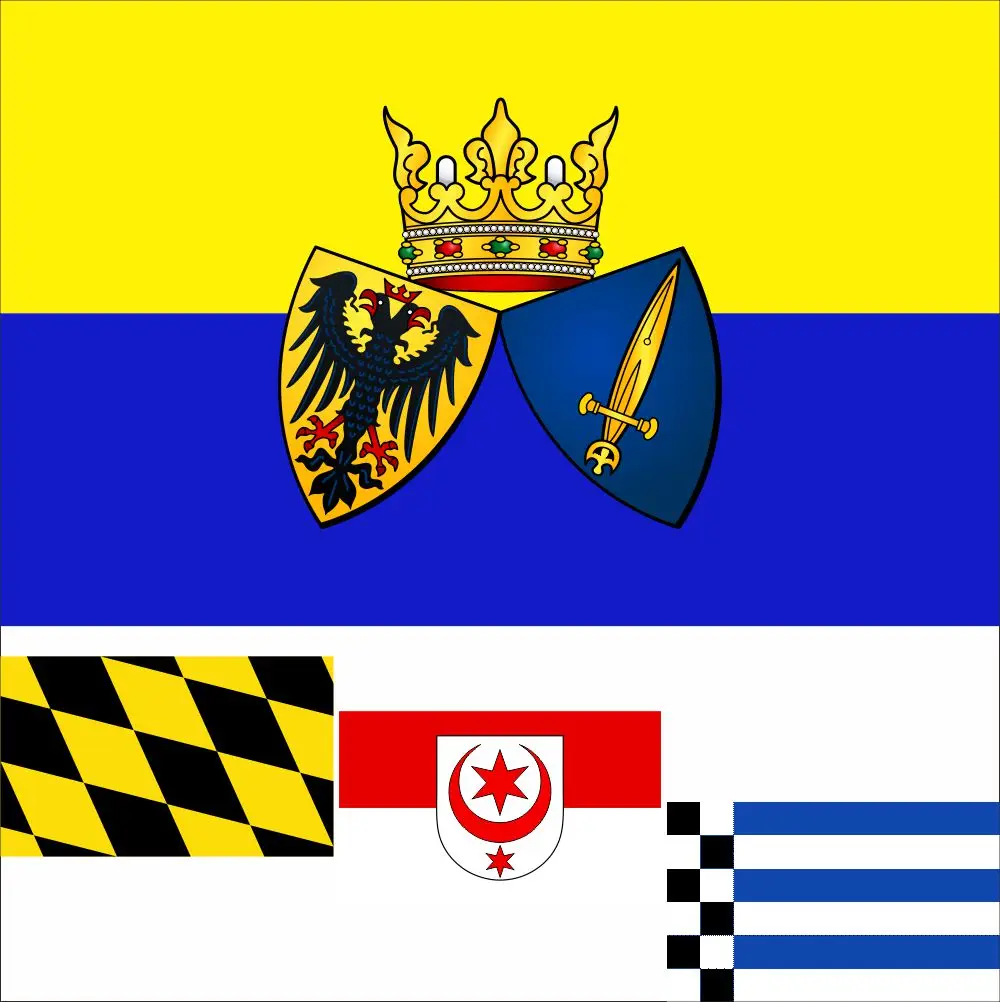 Germania 119 City And Essen Flag 3X5Ft 90X150Cm 100D Poliestere Banner Monaco Di Monaco (Lozengy)