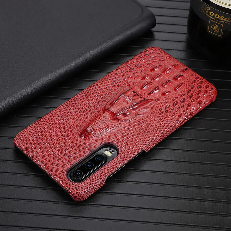 Red Роскошный чехол для телефона huawei P20 P30 Lite mate 10 20 30 lite Pro Y7 Y9 P Smart чехол с головой Дракона Для Honor 8X9X10 20 lite - Цвет: Red