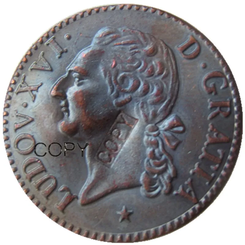 

France 1788W 100% Copper Copy Coins