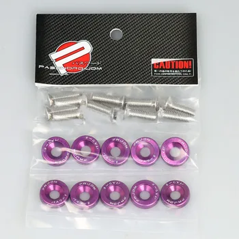 

Purple Bolts Aluminum Fender Washer Engine Bay Kit Practical Accessories
