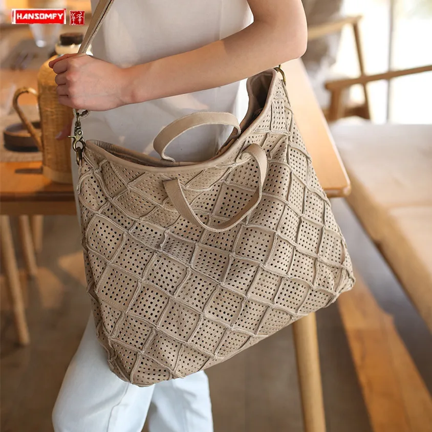 

Original design first layer leather women handbag Messenger bag female soft genuine leather large capacity simple shoulder bags