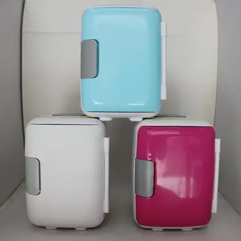 

4 Liter Portable Compact Personal Fridge Cools & Heats Great for Bedroom Office Car Dorm Portable Makeup Skincare Fridge