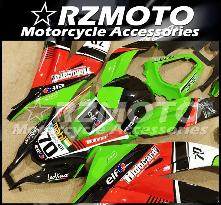 ABS мотоцикл обтекатель комплект для KAWASAKI ZX-10R 2011- год кузов литьевая форма Магазин № 2071