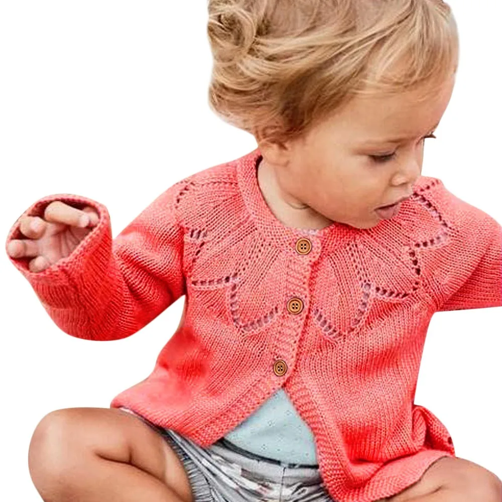 Детские пальто цветной свитер для маленьких мальчиков и девочек с декоративным узором мягкий теплый кардиган, милое пальто для детей от 0 до 24 месяцев