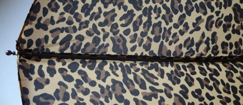 Fashion Leopard Pattern Women Rain Umbrella 10-Rib Super Windproof Anti UV Parasol Luxury Male 3 Folding Automatic Umbrella13